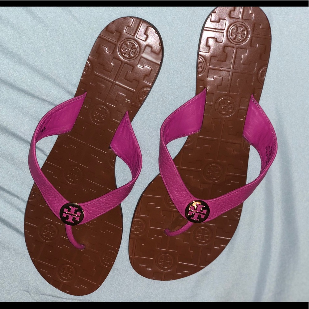 Pink Tory Burch Thora size 9